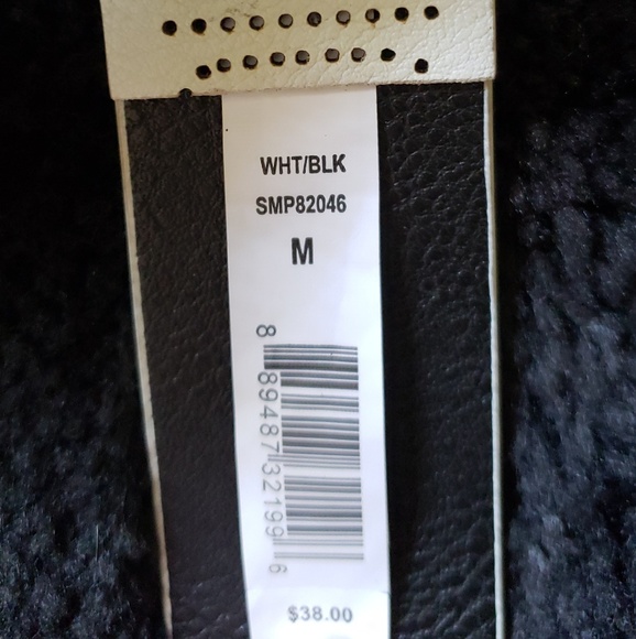 Steve Madden Y2K Wide White Belt Disco 70s Size Medium - Picture 3 of 3